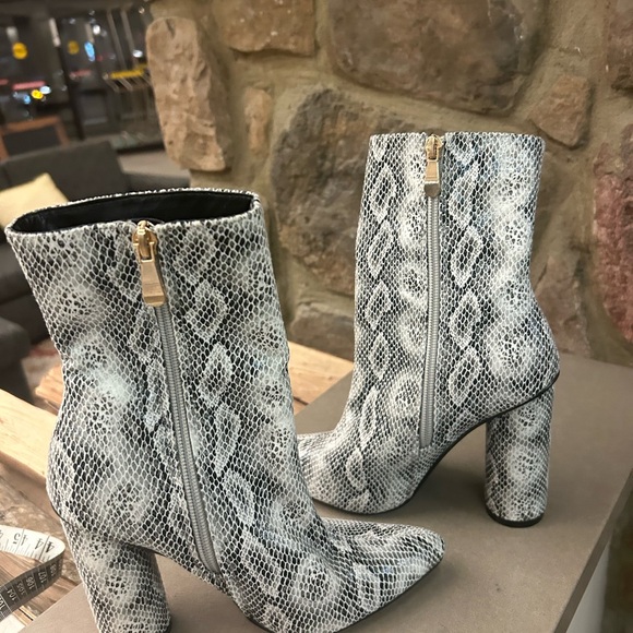 Fashion Nova Shoes - Booties Elegant Snakeskin Ankle  by Fashion Nova Los Angeles very clean-5 1/2 M